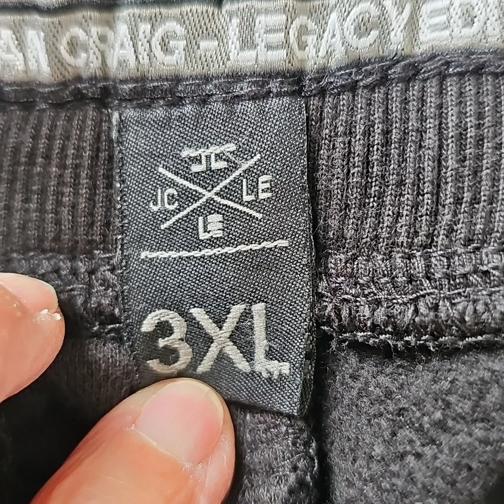 Men's Black‎ Jogger Pants By JORDAN CRAIG LEGACY EDITION. 3XL